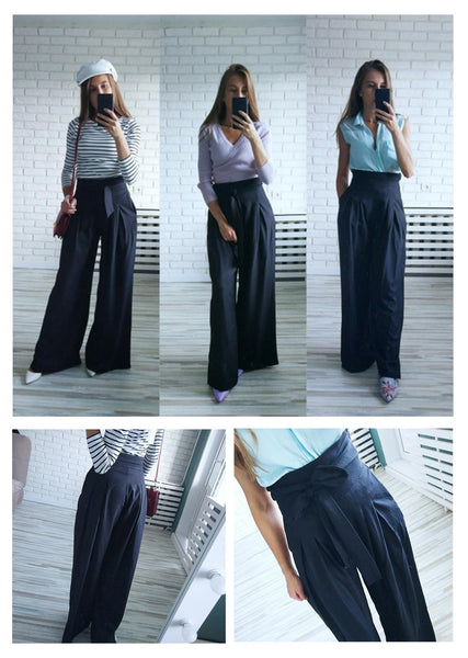 Pantalon Palazzo