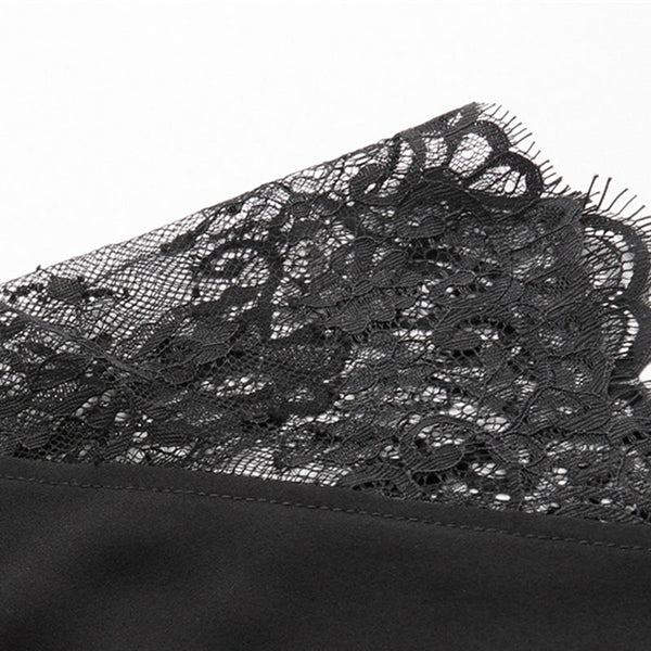 Top col claudine Dentelle