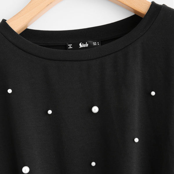 Top Perle  Noeud Avant